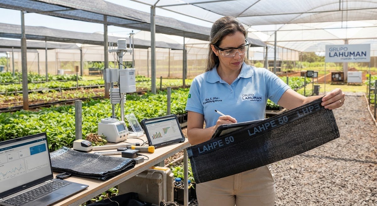 Agricultural shade cloth analysis